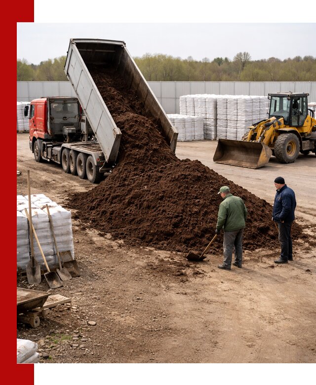 Доставка торфяных смесей оптом и в розницу в Сосновоборске