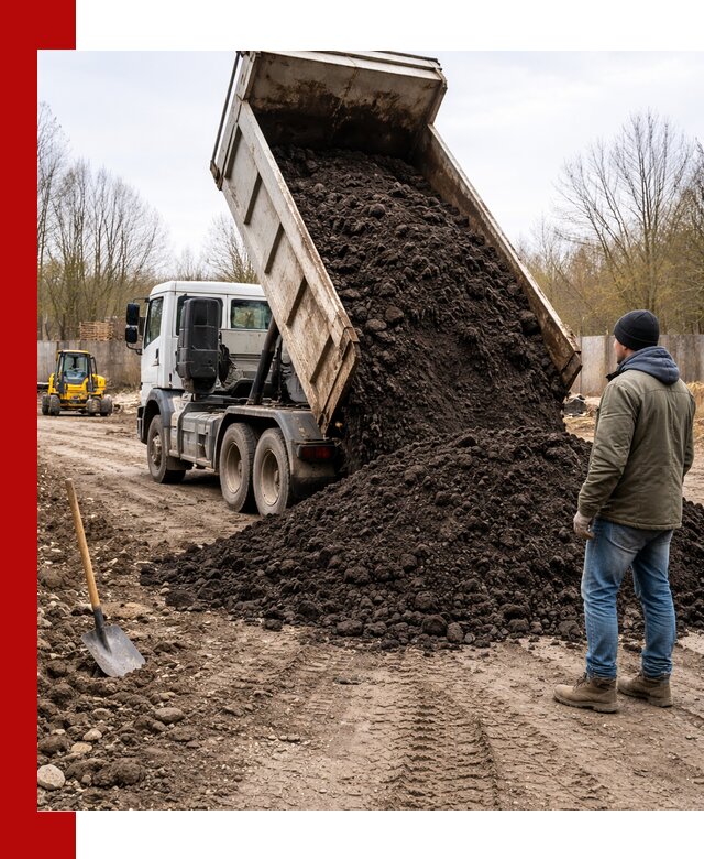 Доставка чернозема навалом в Сосновоборске быстро и выгодно