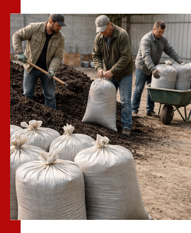 Купить чернозем в мешках с доставкой в Сосновоборске