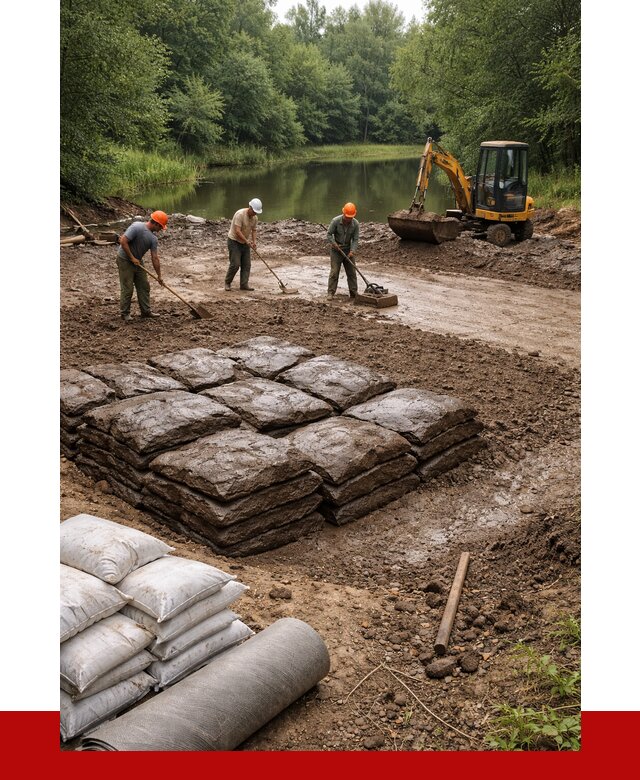 Купить глину для пруда в Сосновоборске от 4655 р. с доставкой | ПРОНЕРУДСсб