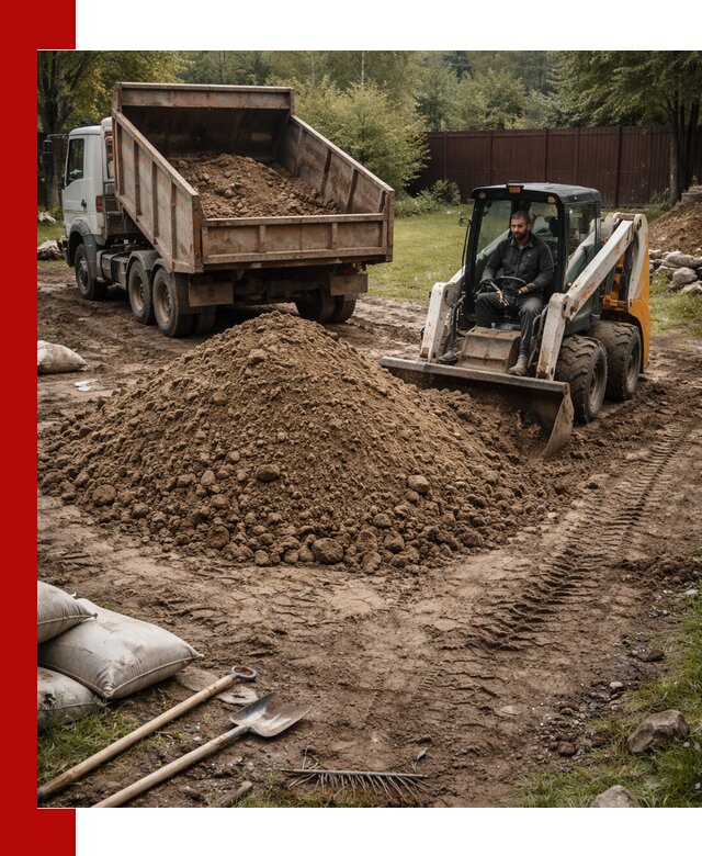 Суглинок для планировки участков в Сосновоборске с доставкой и выгрузкой