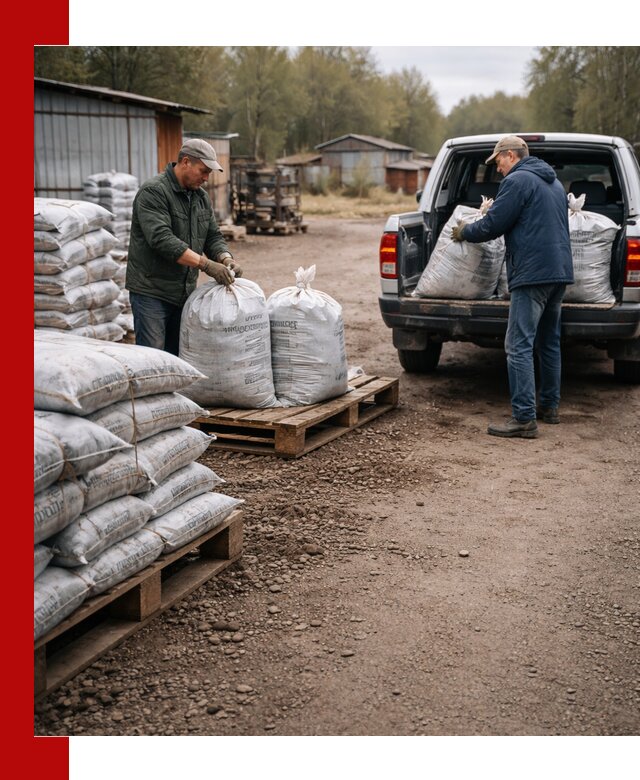 Купить конский навоз в мешках с доставкой в Сосновоборске