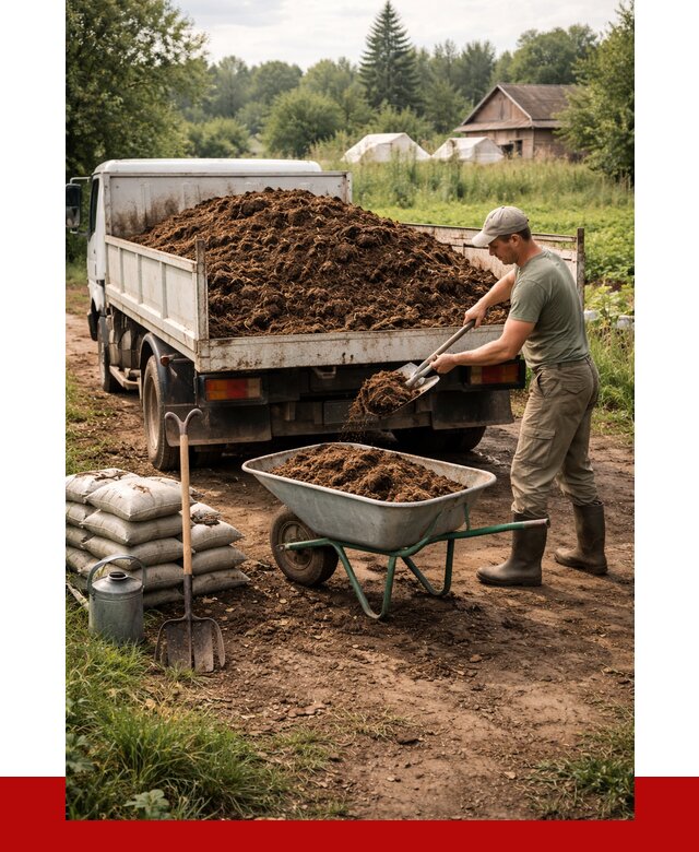 Купить коровий навоз с доставкой в Сосновоборске от 1862 р. | ПРОНЕРУДСсб