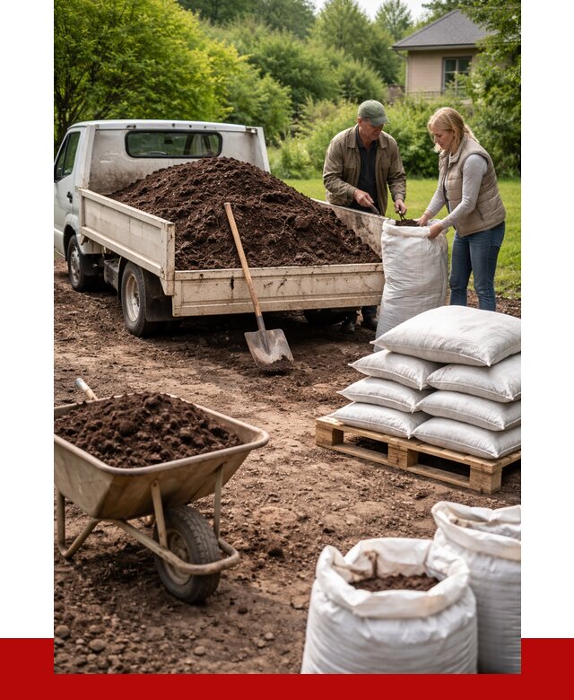 Перегной в мешках с доставкой в Сосновоборске от 2276 р. | ПРОНЕРУДСсб