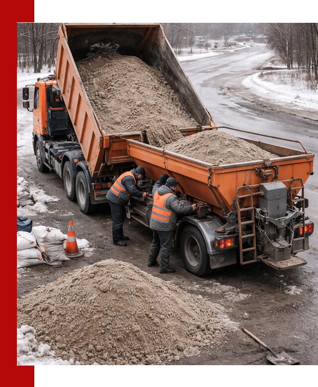 Поставка и вывоз пескосоля в Сосновоборске оптом и в розницу