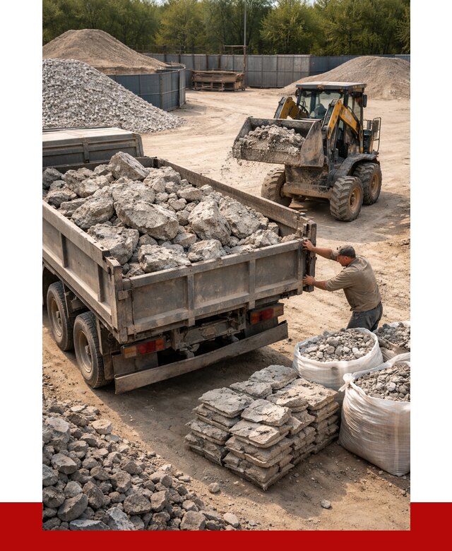 Купить бой бетона с доставкой в Сосновоборске от 4966 р. | ПРОНЕРУДСсб