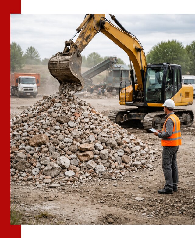Доставка и вывоз строительного боя в Сосновоборске