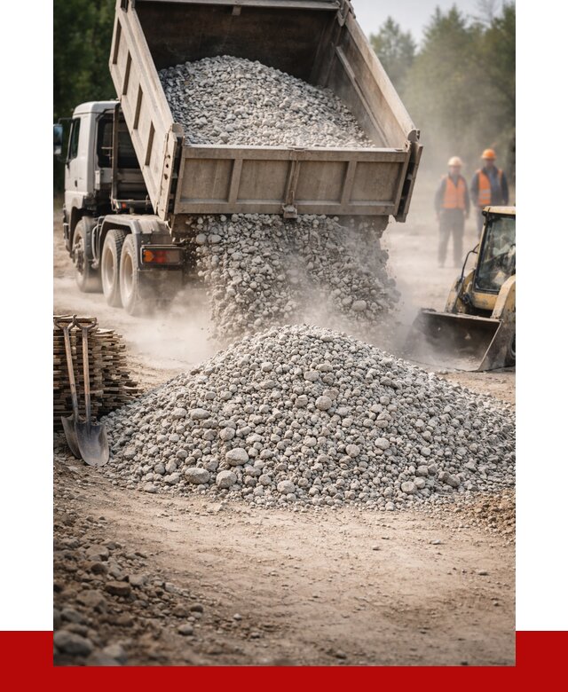 Купить дробленый бетон в Сосновоборске от 1759 р./куб | ПРОНЕРУДСсб