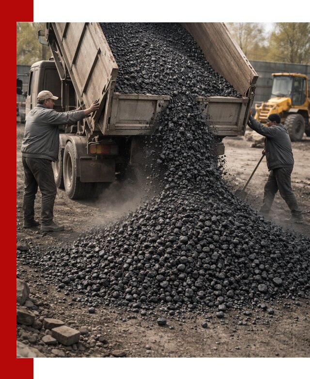Доставка угля семечка самосвалами в Сосновоборске