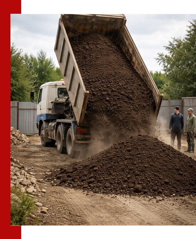 Доставка самосвалом 10 кубов в Сосновоборске быстро и надёжно