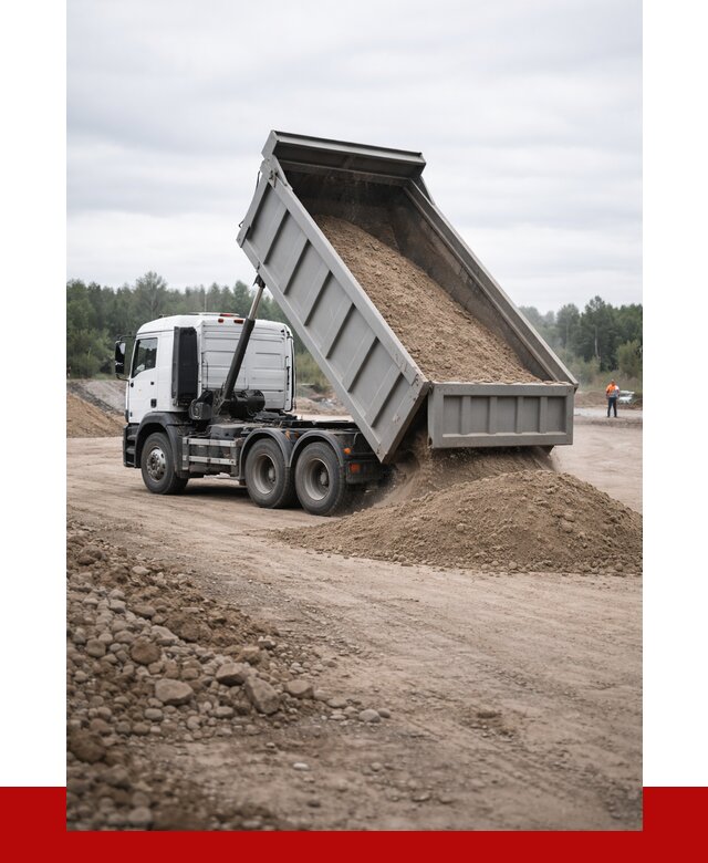 Доставка самосвалом 15 кубов в Сосновоборске от 6724 руб. | ПРОНЕРУДСсб