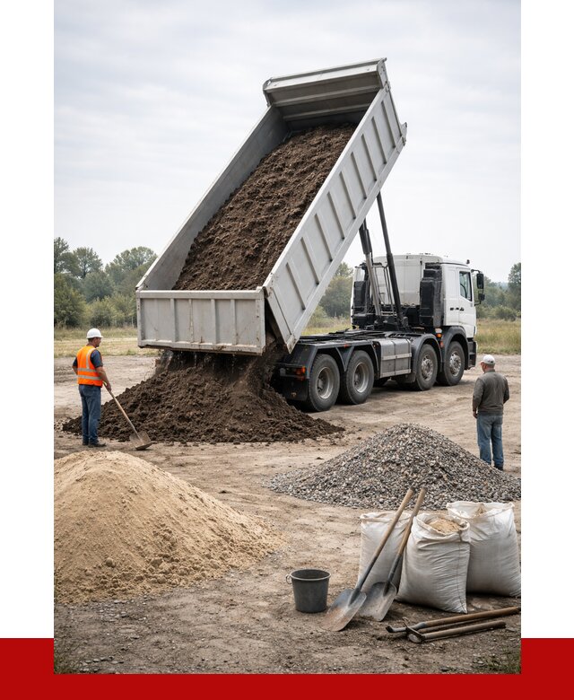 Доставка самосвалом 30 кубов в Сосновоборске от 8793 р. | ПРОНЕРУДСсб