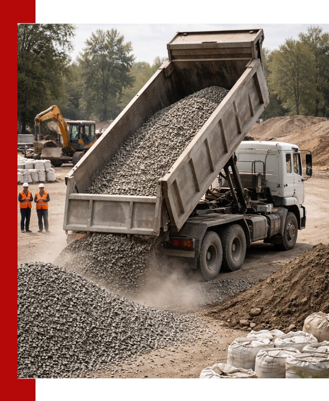 Аренда самосвала в Сосновоборске для доставки сыпучих и нерудных материалов