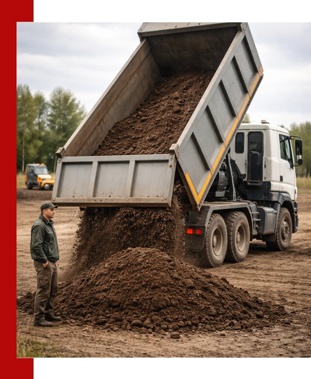 Аренда самосвала с водителем в Сосновоборске для сыпучих грузов и навоза