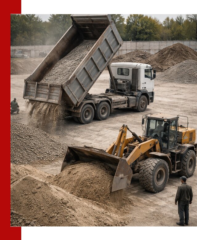 Перевозка сыпучих грузов самосвалами и бортовыми в Сосновоборске