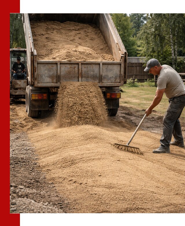 Отсыпка участка песком в Сосновоборске быстро и качественно