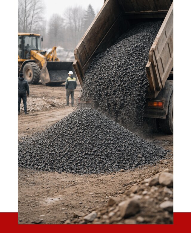 Асфальтовая крошка в Сосновоборске с доставкой от 1862 р. | ПРОНЕРУДСсб